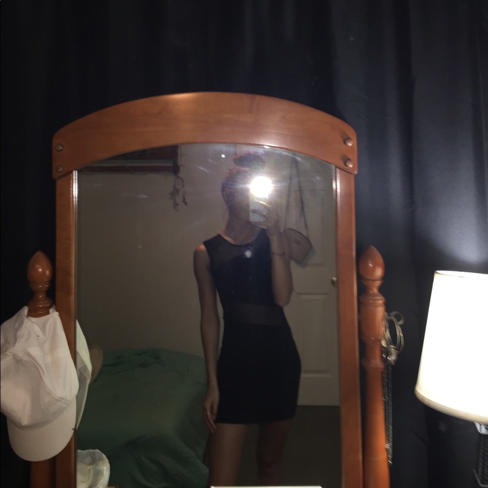 black dress